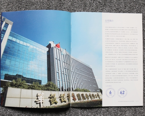 中设设计集团公司艺术纸画册印刷